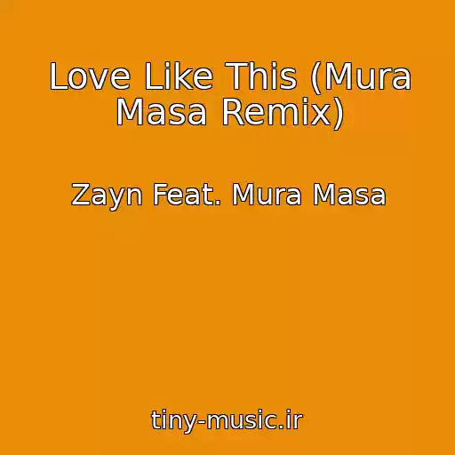 کاور آهنگ Love Like This (Mura Masa Remix) از Zayn Feat. Mura Masa