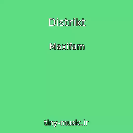 کاور آهنگ Distrikt از Maxifam