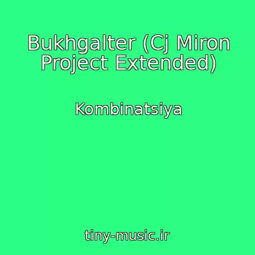 کاور آهنگ Bukhgalter (Cj Miron Project Extended) از Kombinatsiya