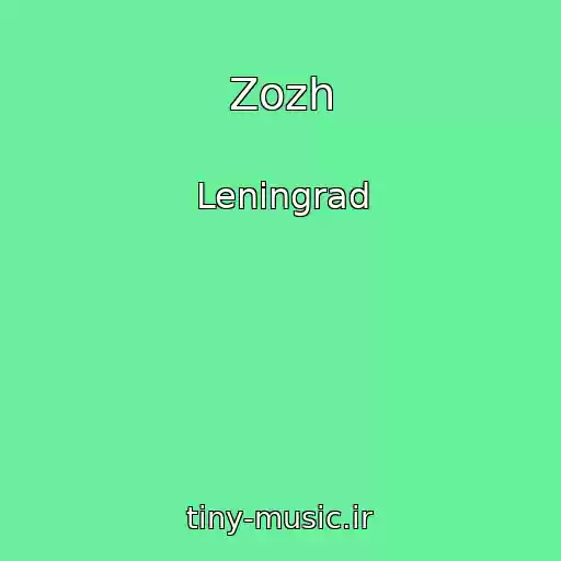 کاور آهنگ Zozh از Leningrad