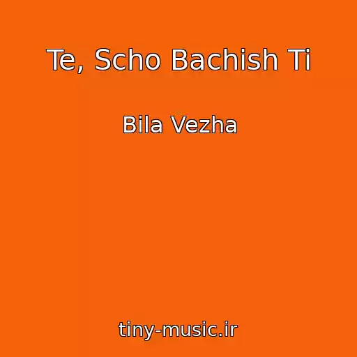 کاور آهنگ Te, Scho Bachish Ti از Bіla Vezha
