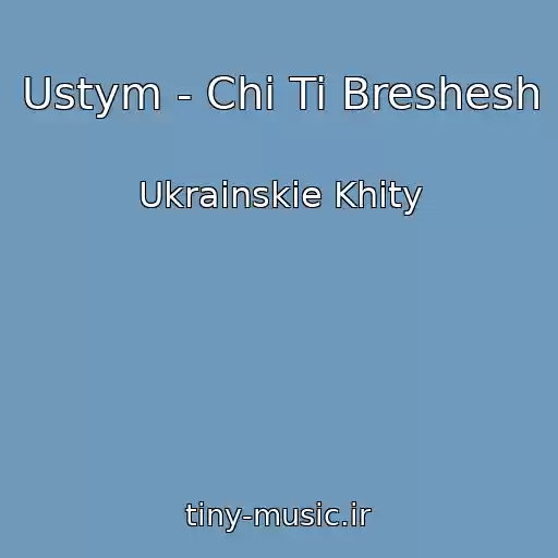 کاور آهنگ Ustym - Chi Ti Breshesh از Ukrainskie Khity