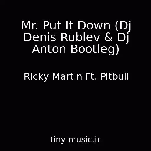 کاور آهنگ Mr. Put It Down (Dj Denis Rublev & Dj Anton Bootleg) از Ricky Martin Ft. Pitbull