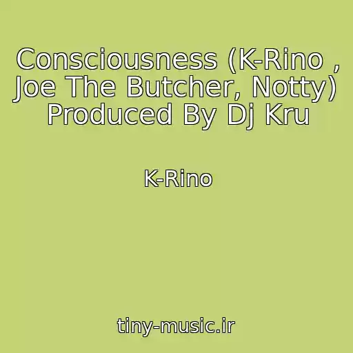 کاور آهنگ Consciousness (K-Rino , Joe The Butcher, Notty) Produced By Dj Kru از K-Rino