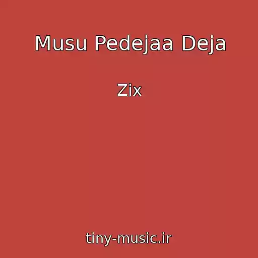 کاور آهنگ Musu Pedejaa Deja از Zix