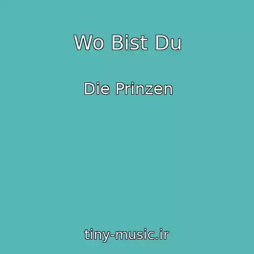 کاور آهنگ Wo Bist Du از Die Prinzen