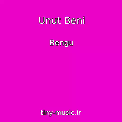 کاور آهنگ Unut Beni از Bengu
