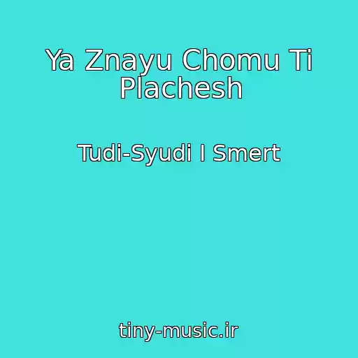 کاور آهنگ Ya Znayu Chomu Ti Plachesh از Tudi-Syudi І Smert