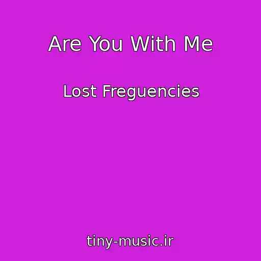 کاور آهنگ Are You With Me از Lost Freguencies