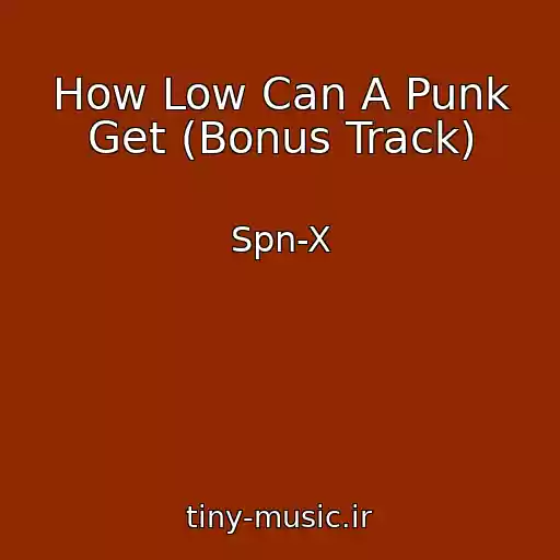 کاور آهنگ How Low Can A Punk Get (Bonus Track) از Spn-X