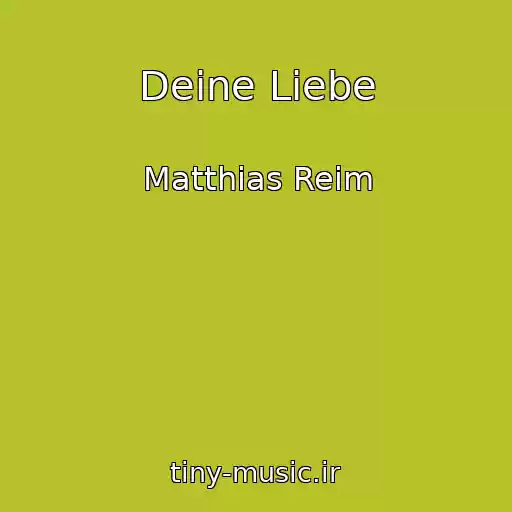 کاور آهنگ Deine Liebe از Matthias Reim