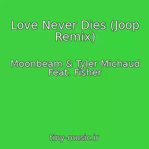 کاور آهنگ Love Never Dies (Joop Remix) از Moonbeam & Tyler Michaud Feat. Fisher
