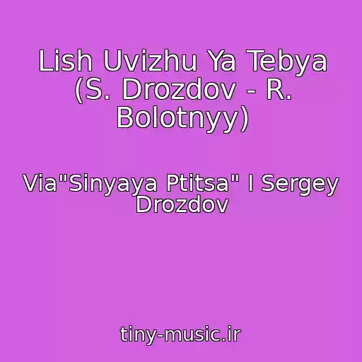 کاور آهنگ Lish Uvizhu Ya Tebya (S. Drozdov - R. Bolotnyy) از Via"Sinyaya Ptitsa" I Sergey Drozdov