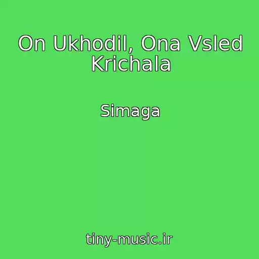 کاور آهنگ On Ukhodil, Ona Vsled Krichala از Simaga