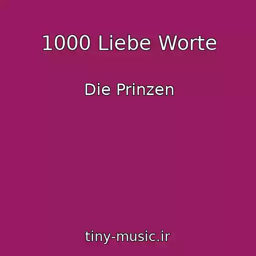 کاور آهنگ 1000 Liebe Worte از Die Prinzen