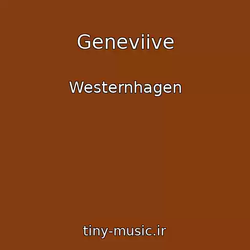 کاور آهنگ Geneviive از Westernhagen