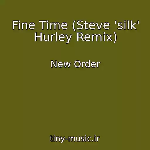 کاور آهنگ Fine Time (Steve 'silk' Hurley Remix) از New Order