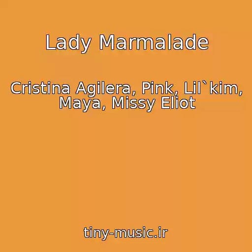 کاور آهنگ Lady Marmalade از Cristina Agilera, Pink, Lil`kim, Maya, Missy Eliot