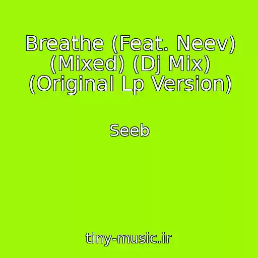 کاور آهنگ Breathe (Feat. Neev) (Mixed) (Dj Mix) (Original Lp Version) از Seeb