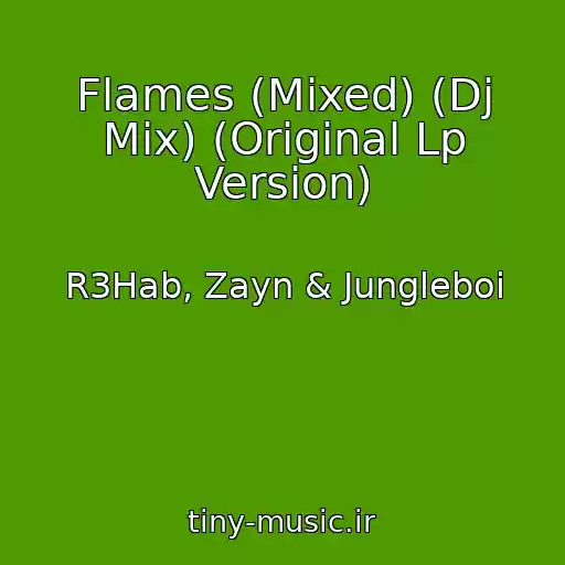 کاور آهنگ Flames (Mixed) (Dj Mix) (Original Lp Version) از R3Hab, Zayn & Jungleboi