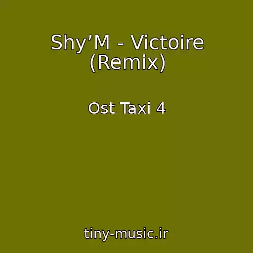 کاور آهنگ Shy’M - Victoire (Remix) از Ost Taxi 4