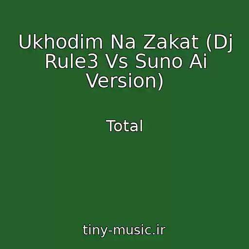 کاور آهنگ Ukhodim Na Zakat (Dj Rule3 Vs Suno Ai Version) از Total