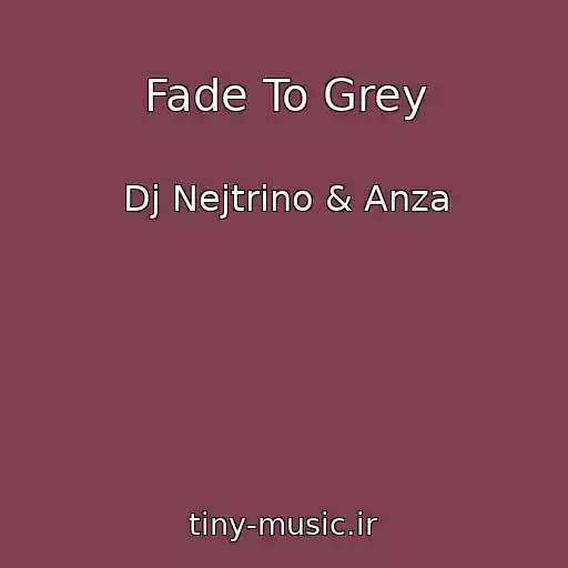 کاور آهنگ Fade To Grey از Dj Nejtrino & Anza