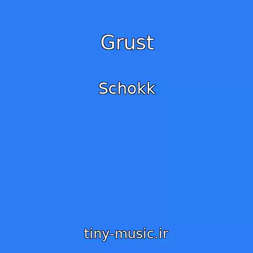 کاور آهنگ Grust از Schokk