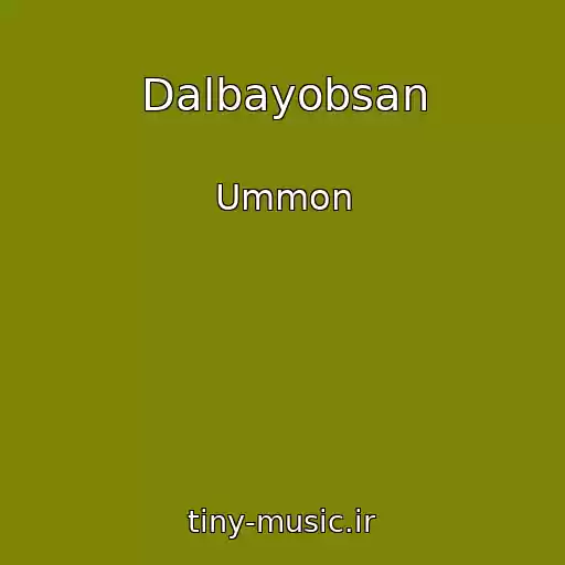 کاور آهنگ Dalbayobsan از Ummon