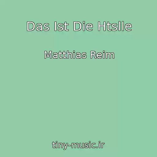 کاور آهنگ Das Ist Die Htslle از Matthias Reim