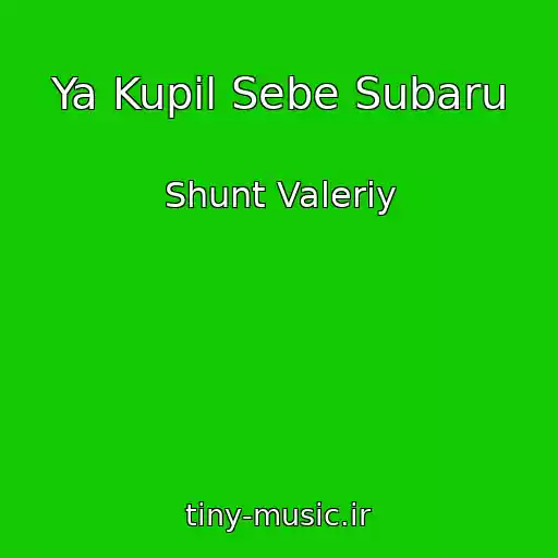 کاور آهنگ Ya Kupil Sebe Subaru از Shunt Valeriy