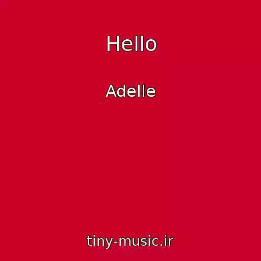 کاور آهنگ Hello از Adelle