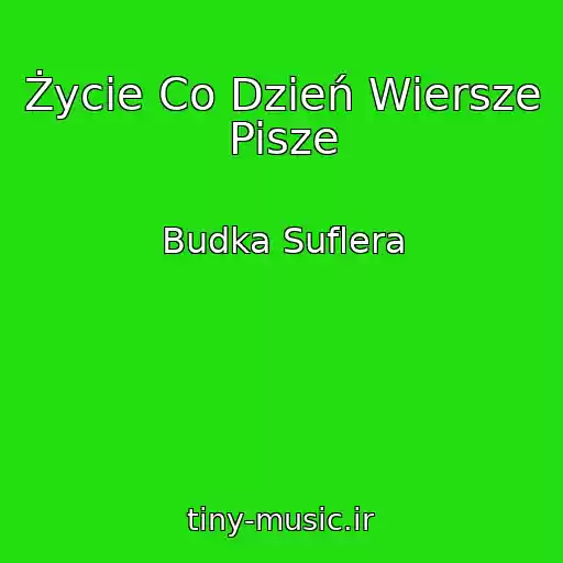 کاور آهنگ Życie Co Dzień Wiersze Pisze از Budka Suflera