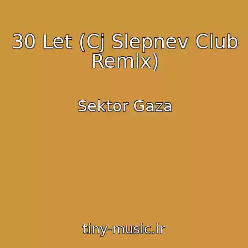 کاور آهنگ 30 Let (Cj Slepnev Club Remix) از Sektor Gaza