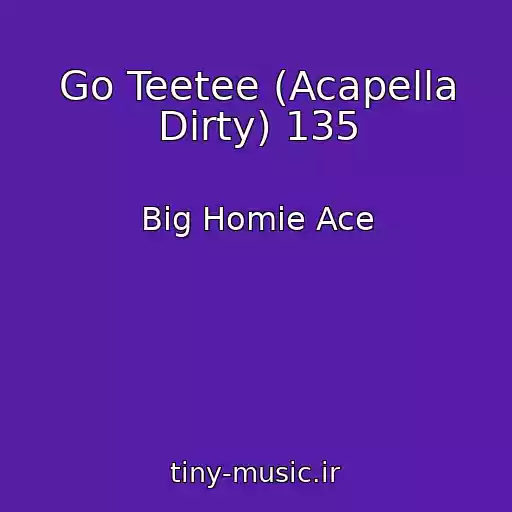 کاور آهنگ Go Teetee (Acapella Dirty) 135 از Big Homie Ace
