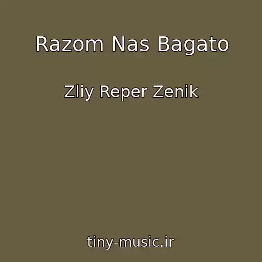 کاور آهنگ Razom Nas Bagato از Zliy Reper Zenik
