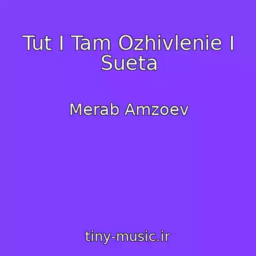 کاور آهنگ Tut I Tam Ozhivlenie I Sueta از Merab Amzoev