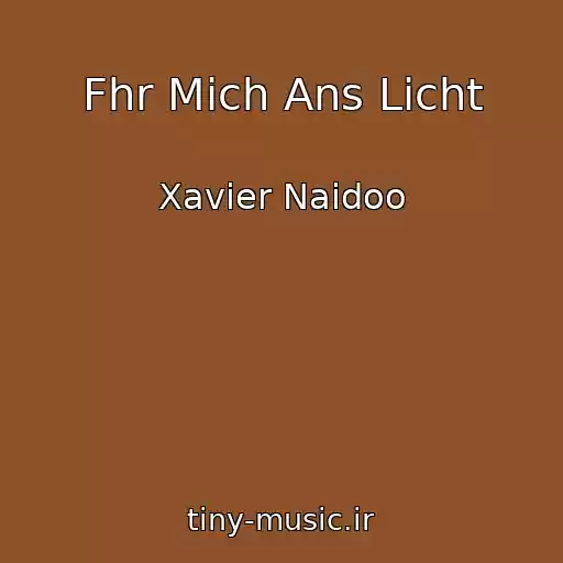 کاور آهنگ Fhr Mich Ans Licht از Xavier Naidoo