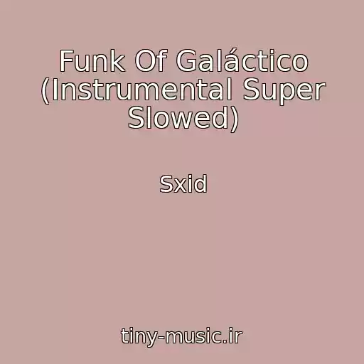 کاور آهنگ Funk Of Galáctico (Instrumental Super Slowed) از Sxid