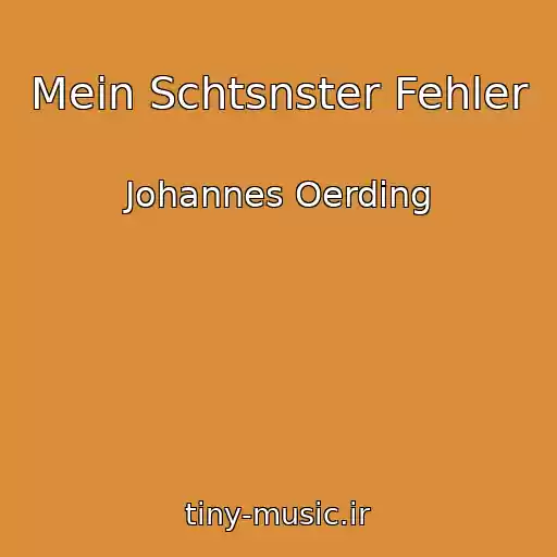 کاور آهنگ Mein Schtsnster Fehler از Johannes Oerding