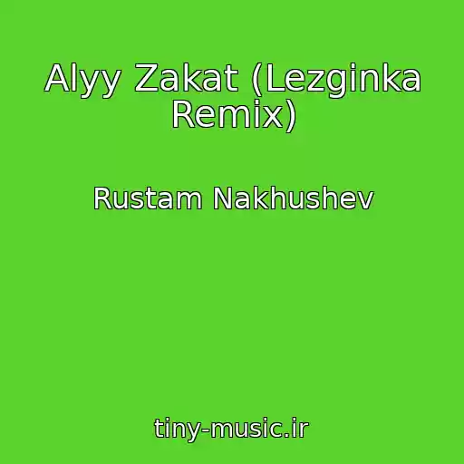 کاور آهنگ Alyy Zakat (Lezginka Remix) از Rustam Nakhushev