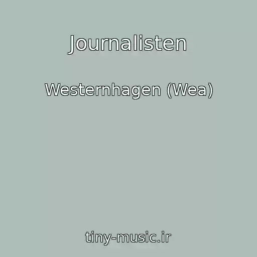 کاور آهنگ Journalisten از Westernhagen (Wea)
