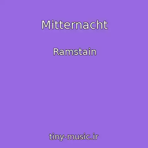 کاور آهنگ Mitternacht از Ramstain