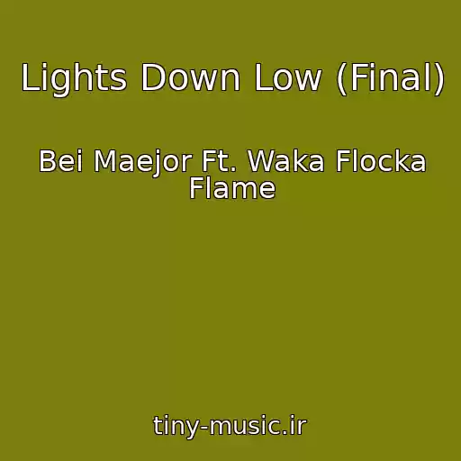 کاور آهنگ Lights Down Low (Final) از Bei Maejor Ft. Waka Flocka Flame