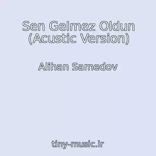کاور آهنگ Sen Gelmez Oldun (Acustic Version) از Alihan Samedov
