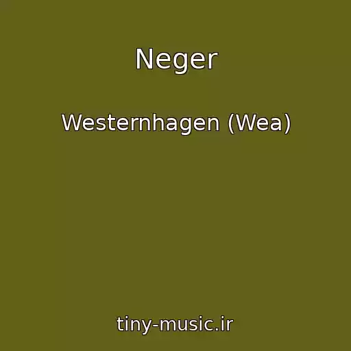 کاور آهنگ Neger از Westernhagen (Wea)