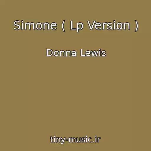 کاور آهنگ Simone ( Lp Version ) از Donna Lewis