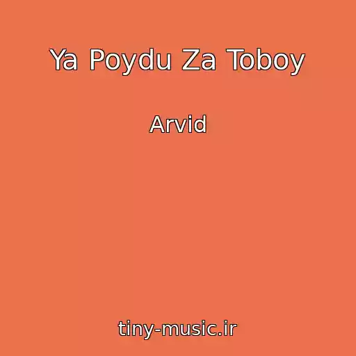 کاور آهنگ Ya Poydu Za Toboy از Arvid
