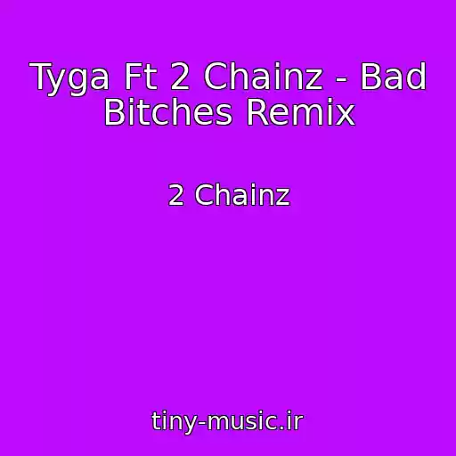 کاور آهنگ Tyga Ft 2 Chainz - Bad Bitches Remix از 2 Chainz
