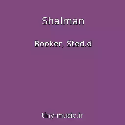 کاور آهنگ Shalman از Booker, Sted.d